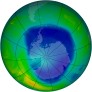 Antarctic Ozone 2009-08-27